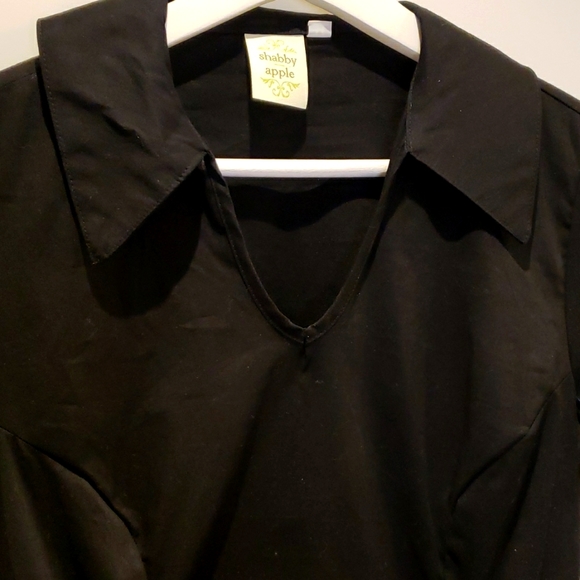 NWT Black Maternity Shirt Dress - M - Picture 2 of 9